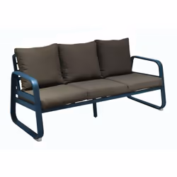 Parfait équilibre entre design minimaliste et confort durable. La structure du canapé d'extérieur Tonio est en aluminium reco ...