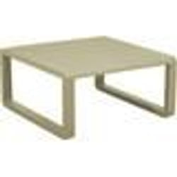 Table basse de jardin - PROLOISIRS - Tonio - Aluminium - 80x80 cm - Coloris sauge