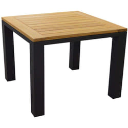 Table de jardin en aluminium et teck Torino
