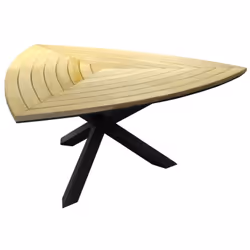La table FERRONE en teck FSC 100% et aluminium graphite apporte une touche de modernité à votre espace repas. Son plateau en ...