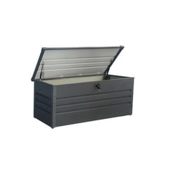 Proloisirs - Coffre de cantine moyen pour rangement en acier 350 l - anthracite