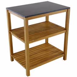 Caractéristique : Etagère - tablette en granit Acacia FSC® 100% origine Vietnam A monter Fabriqué en Chine Coloris : Acacia G ...