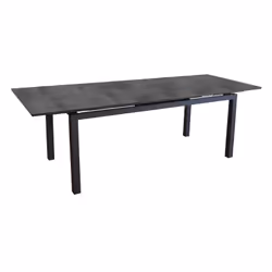 Les + produits : Facile d'entretien Caractéristique : Châssis alu EPOXY Plateau à lames HPL 6 mm Allonge auto-élévatrice 8/10 ...
