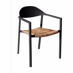 Ajoutez une touche moderne et sophistiquée à votre mobilier avec le fauteuil empilable BAGE. Sa structure en aluminium époxy  ...