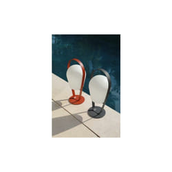 Proloisirs - Lampe sur pied grand Bob - 32 x 29 x 72 cm - rouge