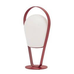 Lampe sur pied - PROLOISIRS - Bob - 32 x 29 x 72 cm - Rouge - LED avec intensités réglables