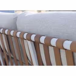 Proloisirs Leather II ensemble de meubles de jardin Beige, Crème - Vue supplémentaire 4
