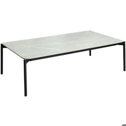 Proloisirs - Table Basse De Jardin Ambiance En Aluminium/céramique - Graphite