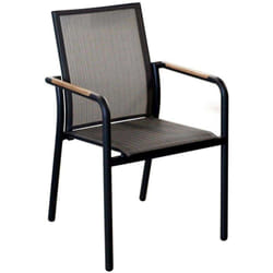 Proloisirs - Fauteuil de jardin empilable en aluminium Aroha