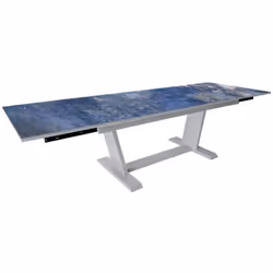 Les + produits : Moderne Facile d'entretien Caractéristique : Châssis Aluminium Epoxy coloris Blanc Plateau céramique Kedra 6 ...