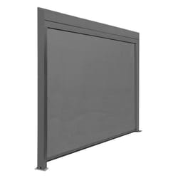 Rideau BioClim 3M pour Pergola Autoporetee - Aluminium époxy gris - TPEP gris