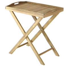 Desserte pliante - tea - Acacia fsc 100% - Plateau amovible - Proloisirs