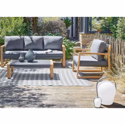 Proloisirs Sloop ensemble de meubles de jardin Gris foncé, Graphite