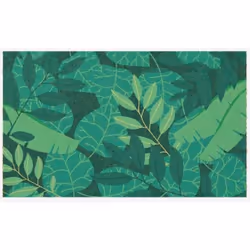 Le paillasson Jungle de 75x45 cm, fabriqué à partir de fibres naturelles, apporte une touche sauvage et originale à votre ent ...