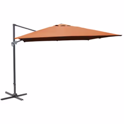 Le parasol déporté - NH 3x3m est conçu pour offrir une couverture généreuse et une grande résistance grâce à son mât en alumi ...