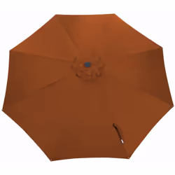 Proloisirs - Toile Parasol Mat Droit 300 par 8 Polyester 200gr sd - Sienne