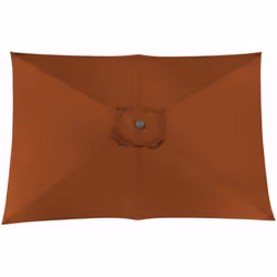 PROLOISIRS Toile Parasol Mat Droit 3x2/6 Polyester 200gr SD - Sienne