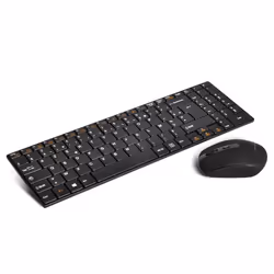 ADVANCE CLS-SLIM-BK clavier Souris incluse RF sans fil AZERTY Français Noir