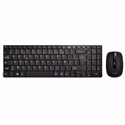 ADVANCE CLS-SLIM-BK clavier Souris incluse RF sans fil AZERTY Français Noir - Vue supplémentaire 4