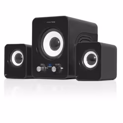 ADVANCE SoundPhonic 2.1, 2.1 canaux, 6 W, Universel, Noir, Acrylonitrile-Butadiène-Styrène (ABS), Rotatif