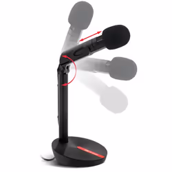 Spirit of Gamer MIC-EKO, Microphone de console de jeu, -58 dB, 70 - 10000 Hz, 2200 Ohm, Omnidirectionnel, Avec fil