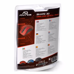 ADVANCE Shape 3D souris Ambidextre RF sans fil Optique 1600 DPI - Vue supplémentaire 5
