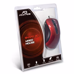 ADVANCE Shape 3D souris Ambidextre USB Type-A Optique 1000 DPI - Vue supplémentaire 4