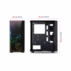Spirit of Gamer Ghost One Midi Tower Noir - Vue supplémentaire 5
