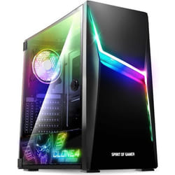 Boîtier PC moyen tour sans alimentation Spirit of Gamer Clone 4 ARGB Edition ATX