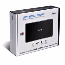ADVANCE BX-2525U3 Boîtier de disques de stockage Boîtier HDD Noir 2.5"