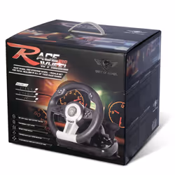 Spirit of Gamer Race Wheel Pro Noir, Argent USB Volant + pédales Analogique/Numérique PC, Playstation 2, Playstation 3 - Vue supplémentaire 7