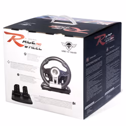 Spirit of Gamer Race Wheel Pro Noir, Argent USB Volant + pédales Analogique/Numérique PC, Playstation 2, Playstation 3 - Vue supplémentaire 8