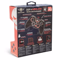 Spirit of Gamer SOG-RFXGP accessoire de jeux vidéo Noir, Rouge USB Manette de jeu Analogique/Numérique PC, Playstation 3 - Vue supplémentaire 6