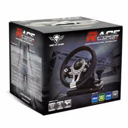 Spirit of Gamer Race Wheel Pro 2 Noir, Argent USB Volant + pédales Numérique PC, PlayStation 4, Playstation 3, Xbox One - Vue supplémentaire 10