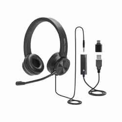 ADVANCE MIC-U750, Avec fil, Bureau/Centre d'appels, 20 - 20000 Hz, 150 g, Casque, Noir