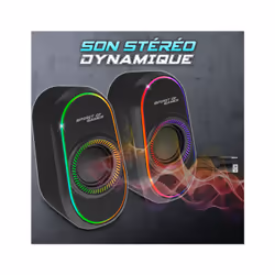 Spirit of Gamer FANATIC 500 DARK Noir Avec fil &sans fil 3 W - Vue supplémentaire 5