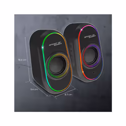 Spirit of Gamer FANATIC 500 DARK Noir Avec fil &sans fil 3 W - Vue supplémentaire 6