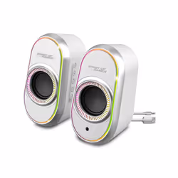 Spirit of Gamer FANATIC 500 ARTIC, 2.0 canaux, Avec fil &sans fil, 3 W, Blanc