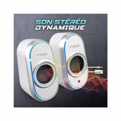 Spirit of Gamer FANATIC 500 ARTIC Blanc Avec fil &sans fil 3 W - Vue supplémentaire 5