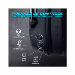 Spirit of Gamer XPERT H1200 WIRELESS Casque Avec fil &sans fil Arceau Jouer Bluetooth Noir - Vue supplémentaire 7