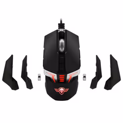 Spirit of Gamer Xpert-M300, Ambidextre, Optique, USB Type-A, 5000 DPI, Noir, Argent