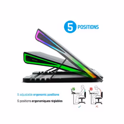 Spirit of Gamer Airblade 800 17" 800 tr/min Noir