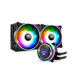 Spirit of Gamer Liquid Force 240 Boitier PC, Processeur Refroidisseur de liquide tout-en-un 12 cm Noir 1 pièce(s)