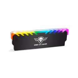 Spirit of Gamer SOG-MEM-RGB, Dissipateur thermique/Radiateur, Noir