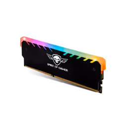 Spirit of Gamer SOG-MEM-RGB système de refroidissement d’ordinateur Module de mémoire Dissipateur thermique/Radiateur Noir 1 pièce(s)