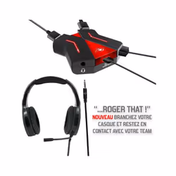 Spirit of Gamer Crossgame 2 USB 2.0 Type-C Noir, Rouge