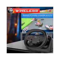 Spirit of Gamer RACE WHEEL PRO AIR Noir Bluetooth/USB Volant Android, Nintendo Switch, PC, PlayStation 4, PlayStation 5, iOS - Vue supplémentaire 6