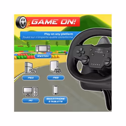 Spirit of Gamer RACE WHEEL PRO AIR Noir Bluetooth/USB Volant Android, Nintendo Switch, PC, PlayStation 4, PlayStation 5, iOS - Vue supplémentaire 8