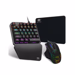 Spirit of Gamer Xpert Gameboard G700, USB, Clavier mécanique, QWERTY, LED, Noir, Souris incluse