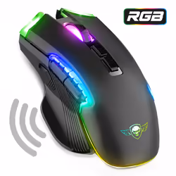 Spirit of Gamer ELITE M70 souris Jouer Droitier RF sans fil + Bluetooth Optique 4800 DPI